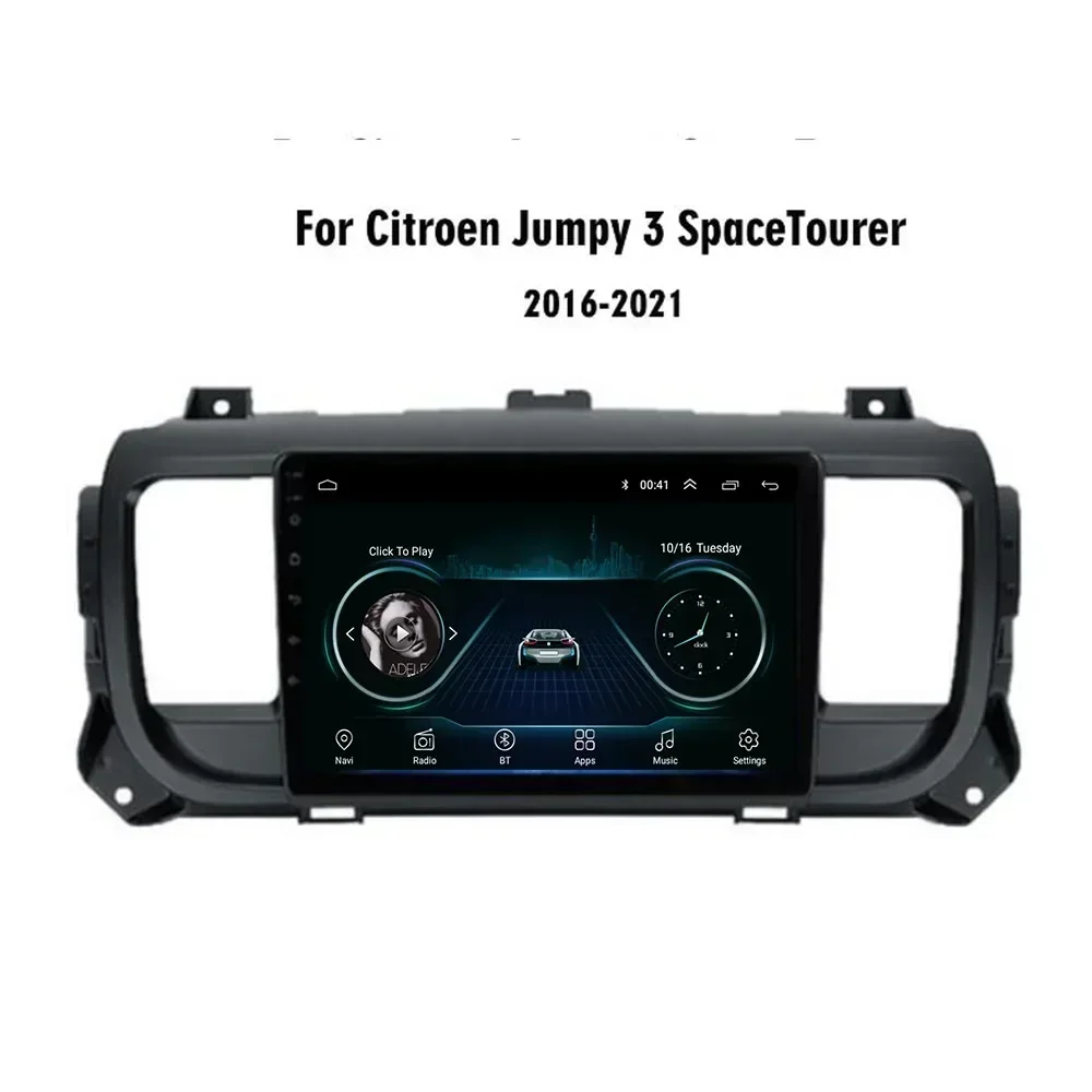 For Citroen Jumpy 3 SpaceTourer 2016+ Android 13 Auto Car Radio Stereo Autoradio 2din Multimedia Video Player Navigation GPS