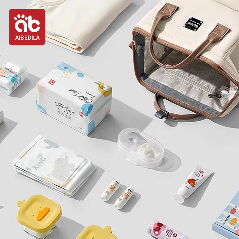 Mamatas Lichtgewicht multifunctionele grote luiertas Moederrugzak met oplaad USB-luier Zwangere tas