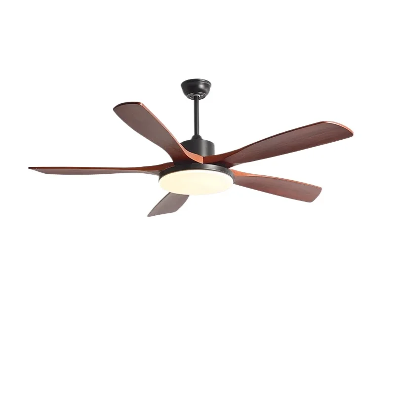 

Потолочный вентилятор, светильник для гостиной, столовой, цельного дерева, преобразование частоты, потолочный вентилятор, бытовая встроенная люстра