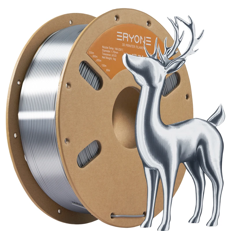 

Eryone 1KG Ultra SILK PLA Premium Filament 3D Print,Multicolor Available, pla filament 1kg,Upgrade Silk PLA,1KG/Spool