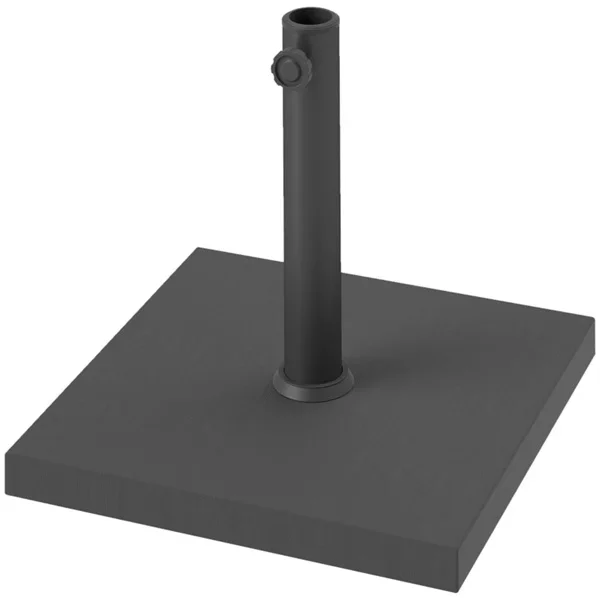 

Umbrella Stand 32lbs Heavy Duty Resin Square Umbrella Base,Black