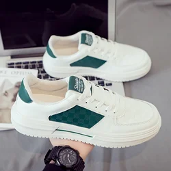 Men's Shoes Spring and Summer Canvas Breathable Casual Board Shoes Men's 2024 New Fashion Trend Low White Shoes Sneakers