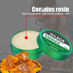 LAOA No-Acid SMD Soldering Paste 25g/50g Pack Flux Grease 10cc Repair Tool Solder PCB