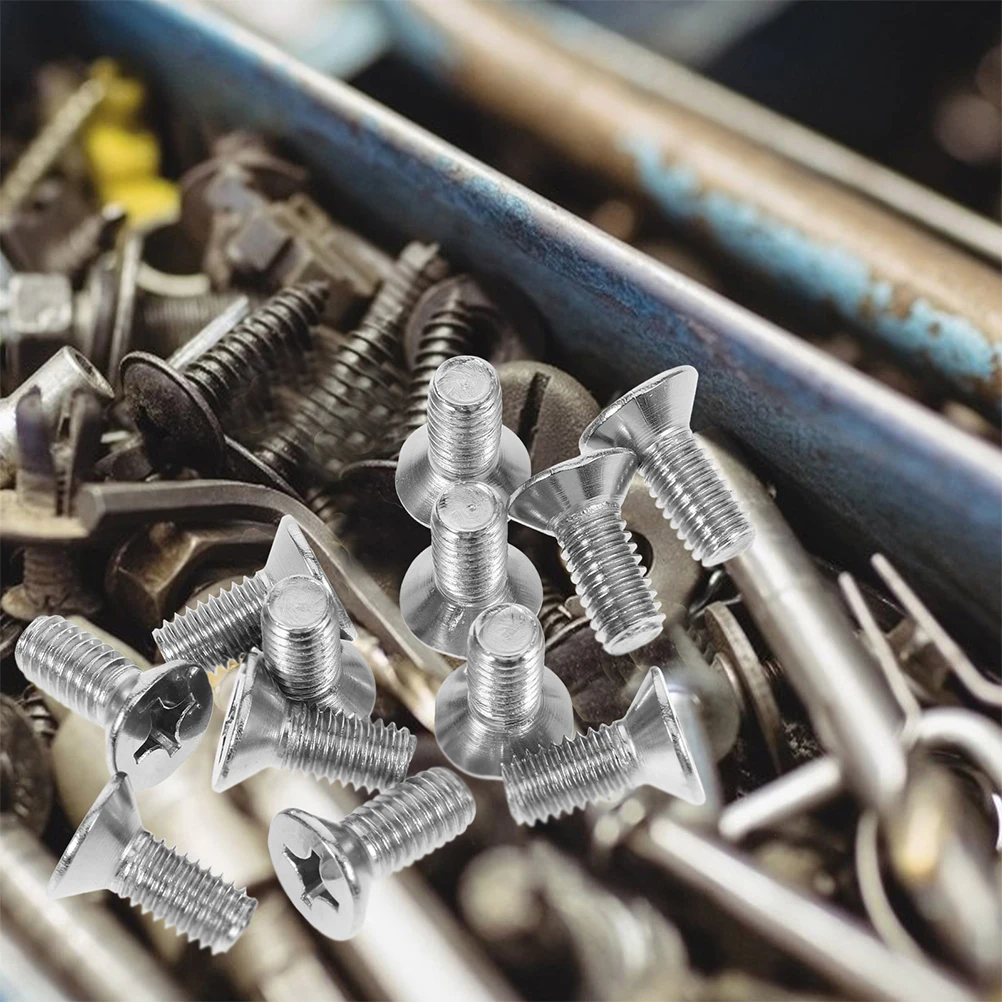 

24pcs Disc Fixed Screws Stainless Steel Car Accessories Heavy Duty Brake Hardware Parts Brake Disc Rotors screws