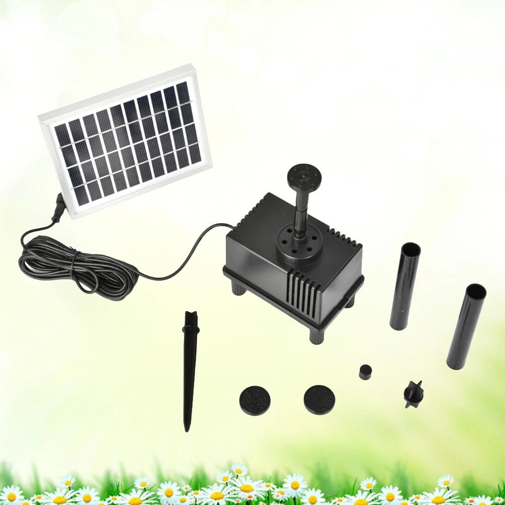 

Solar Water Pump 1.8W Floating Standing Submersible for Pond Pool Aquarium Fountains Garden Patio Solar Pond Pump