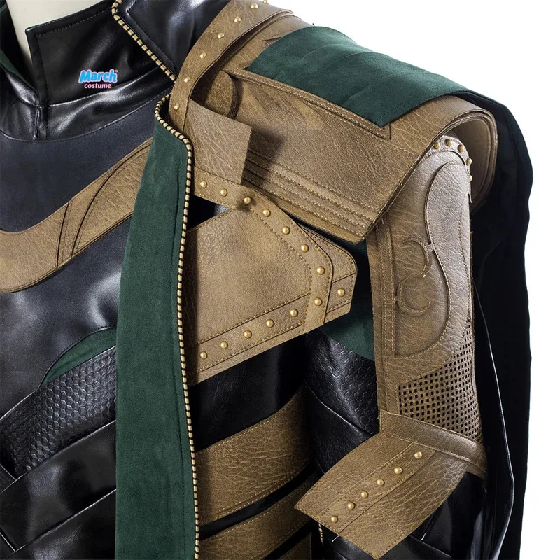 Маскированный карнавальный костюм Локи на Хэллоуин, мужской темный мир, такой же комплект, косплей, персонаж фильма, сценический костюм