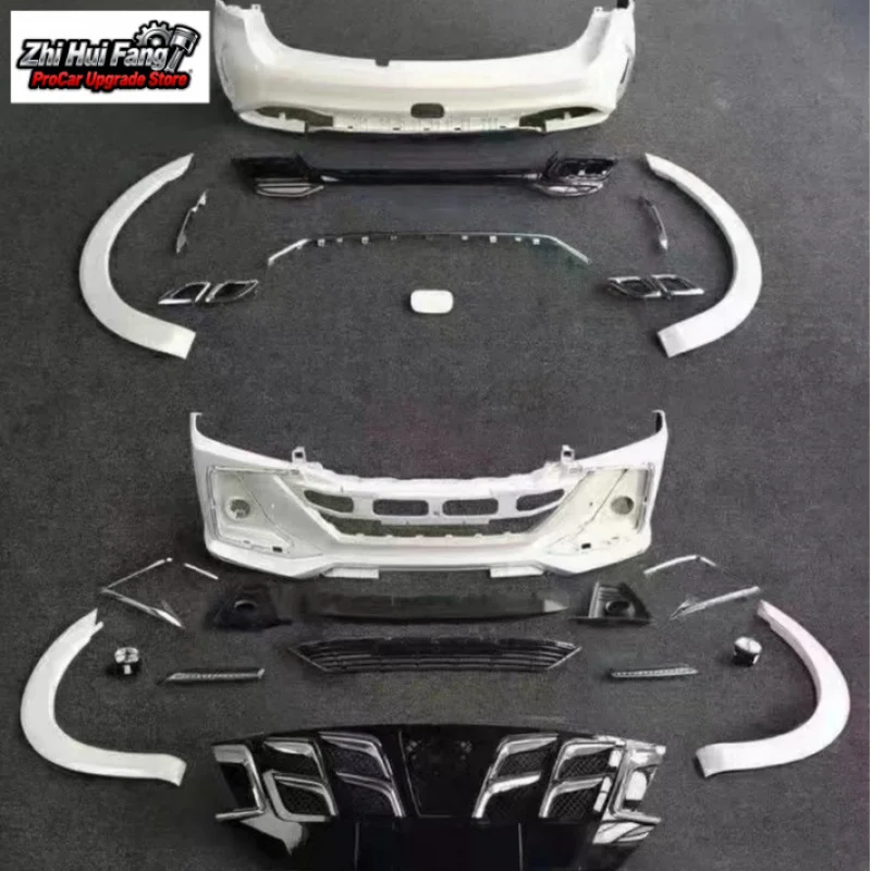 Suitable for 16-22 Nissan Patrol Modified Upgrade Exterior Parts Big Surround Patrol Silver King Surround