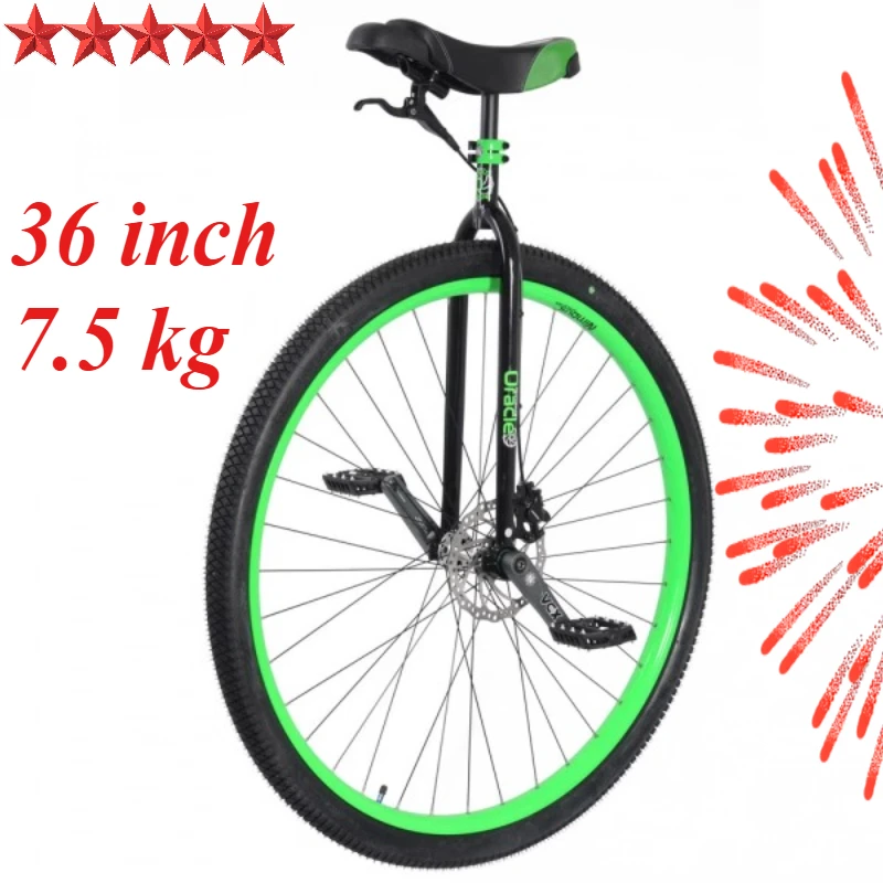 

36-дюймовый дорожный одноколесный велосипед с дисковым тормозом 7,5 кг, только один колес
