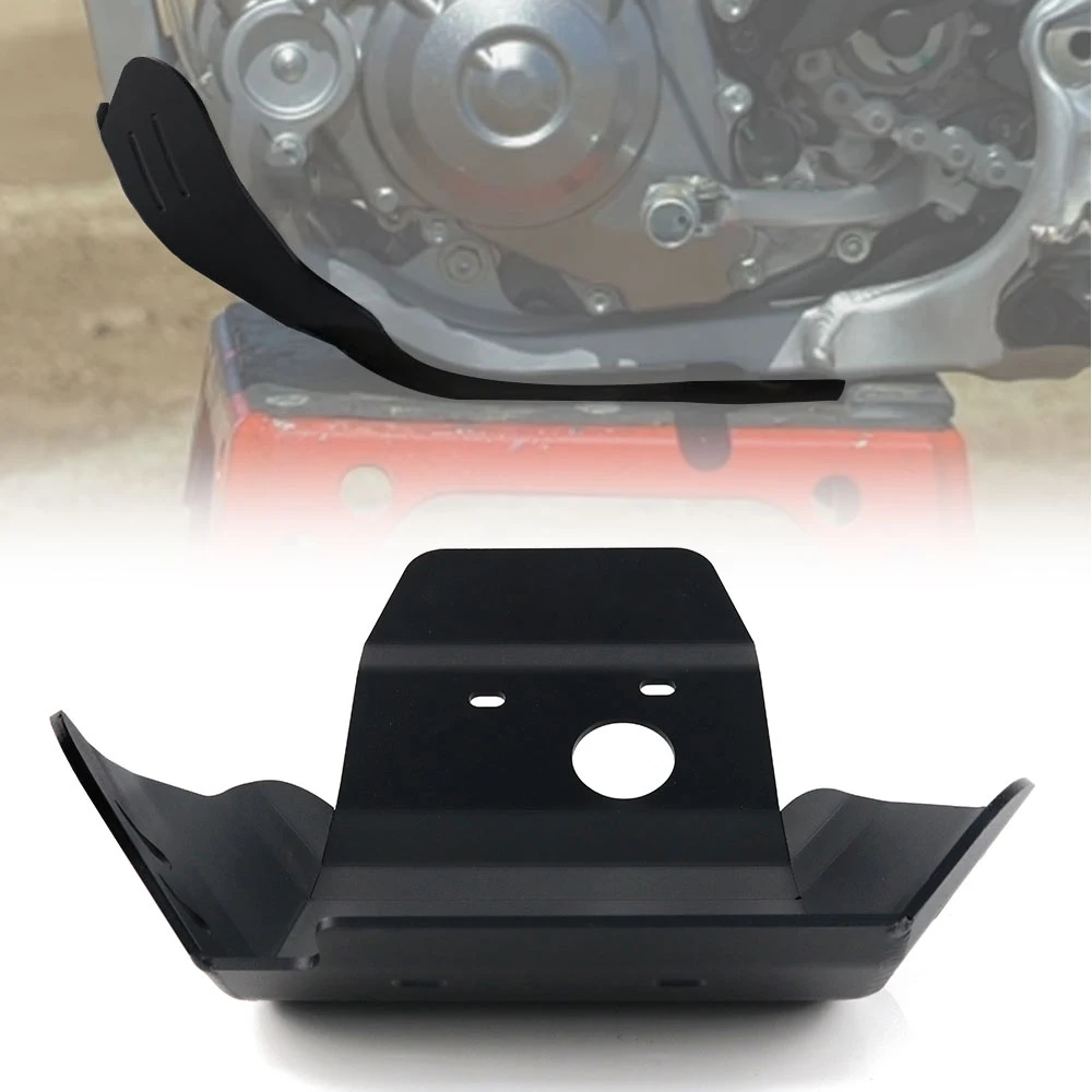 

For HONDA CRF450RX CRF450RWE 2021 2022 2023 2024 Engine Protection Cover Guard Motorcycle Black Skid Plate Bash Frame Guard