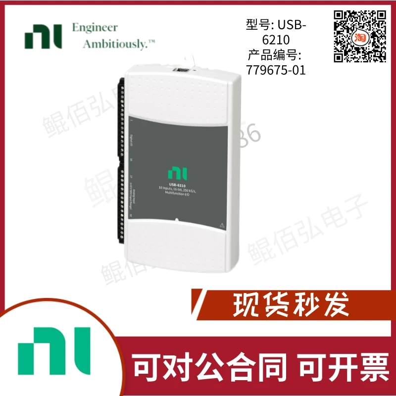 

Карта сбора данных NI USB-6210, карта сбора данных USB, 16-канальный аналоговый вход 779675-01 подлинный