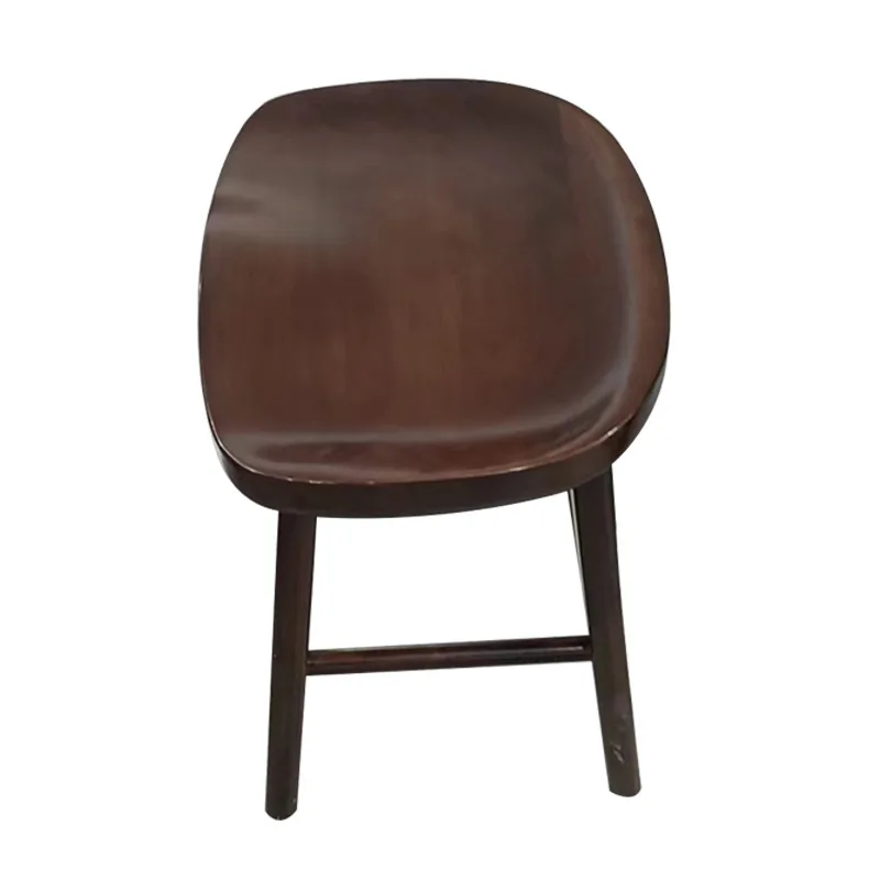 

Light luxury solid wood bar chairs, bar chairs, free of installation, household chairs, high stools, mobile phone store stools,