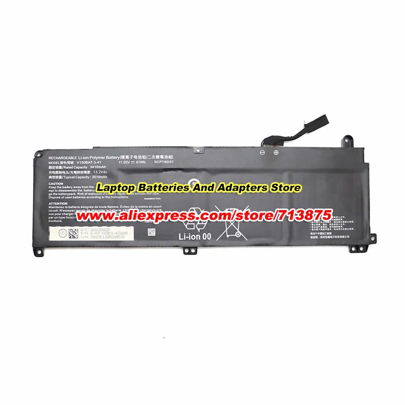 Genuine V150BAT-3-41 Battery for HASEEE Z8-DA7NP Z8-DA7NT Z7-DA7NP Z7-DA7NS G8-DA7NP G8-DA7NT Z7-DA5NS CV15S02 Colorful P16 23