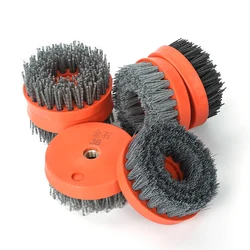 100mm 4 inch Circular Stone Abrasive Tool Diamond Antique Brush For Marble And Granite Ceramic Tile Surface Polishing