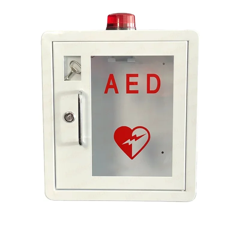 Economic Design AED Cabinet for All Brands with Intelligent Alarming System for High Protection