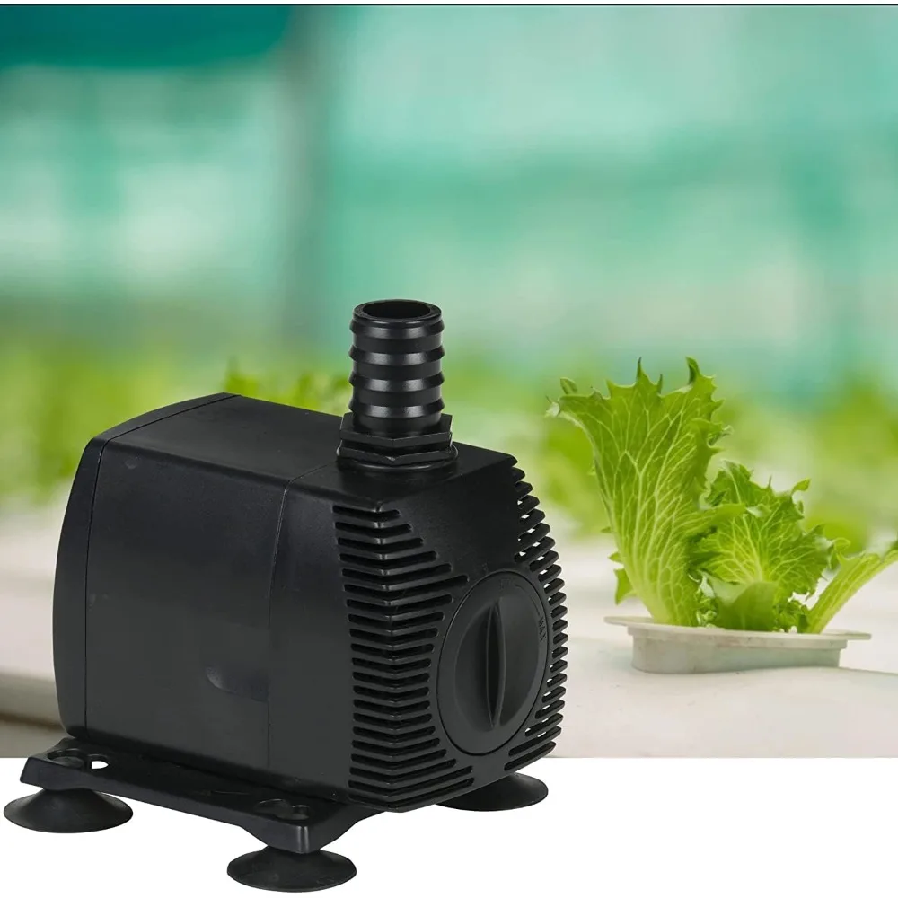 PES-800-PW 115 Volt, 875 GPH Brunnen-/Teichpumpe mit Magnetantrieb und 15 Fuß. Schnur, Schwarz, 566721