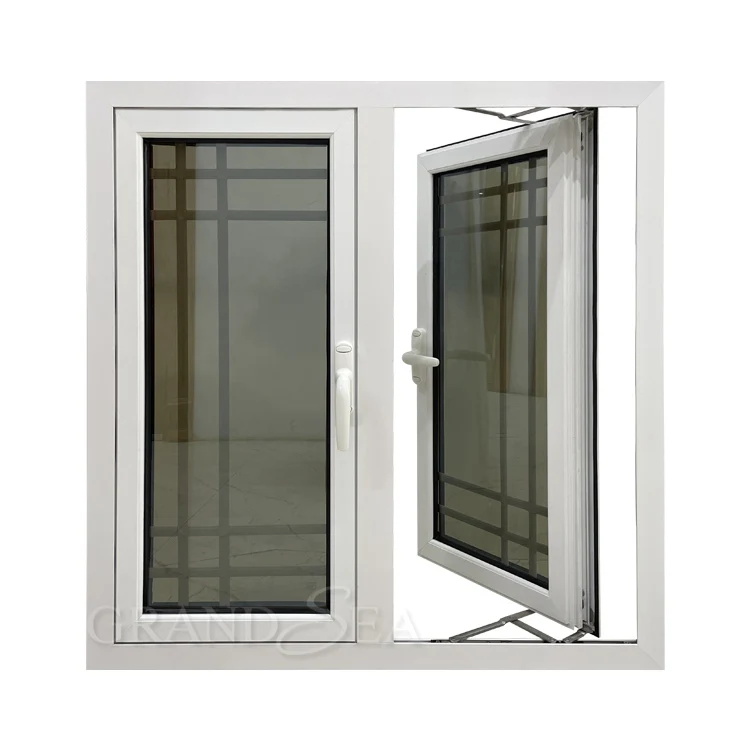 Aluminium cheap french casement storm windows open inside casement window push and pull swing windows