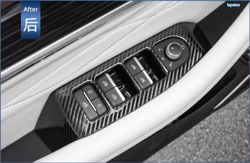 داخل مقبض الباب لوحة ملصق نافذة محيطة رفع التبديل غطاء الكسوة لرينو جراند كوليوس 2024 2025 الملحقات الداخلية #5