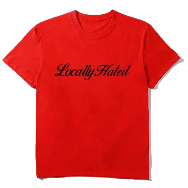 Y2K T-shirt in cotone Harajuku Lettera Stampa Punk Tee Hip Hop Streetwear O-Collo T-shirt a maniche corte Rock Goth Vintage Casual Top