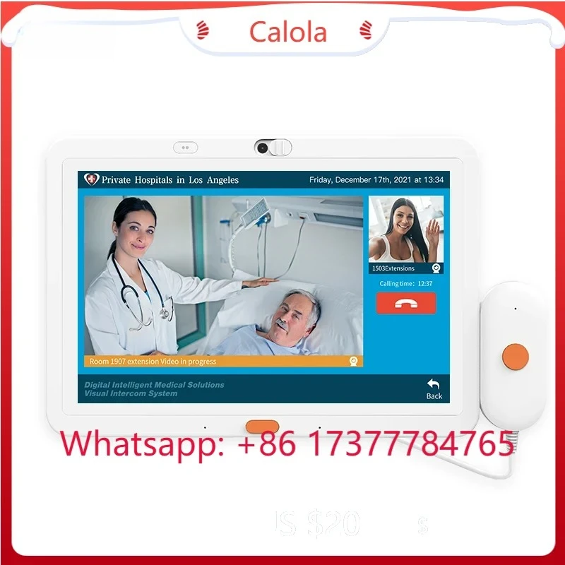 Wandmontiertes Medizinisches Android-Tablet für Telemedizin und Gesundheitswesen zur Überwachung in Krankenhäusern und Verwaltung von Medizinischen Akten