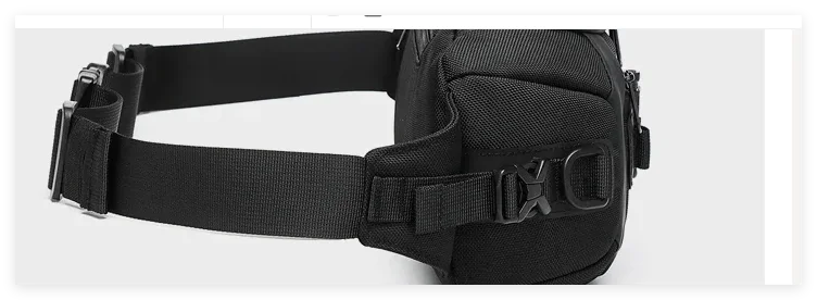 OZUKO Waist Bags Tactical Fanny Pack Sports Chest Bag Waterproof Multifunctional Travel Tactical Tide Brand Small Chest Bag