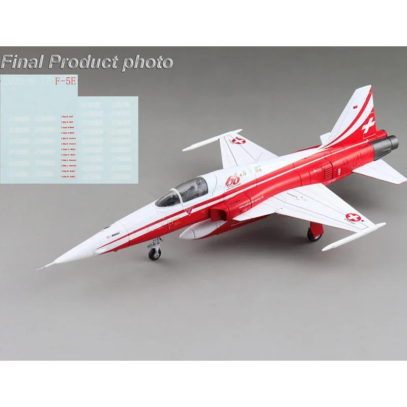 

1:72 Scale HA3373 F-5E Patroille Suisse 60th Anniversary 2024 Fighter Model Diecast Alloy Classic Souvenir Toys Gifts Display