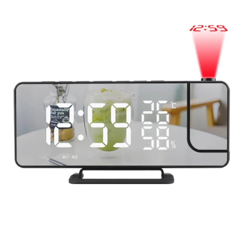 Multifunctional projection clock (Time + projection) TS-9210-M-HW-R