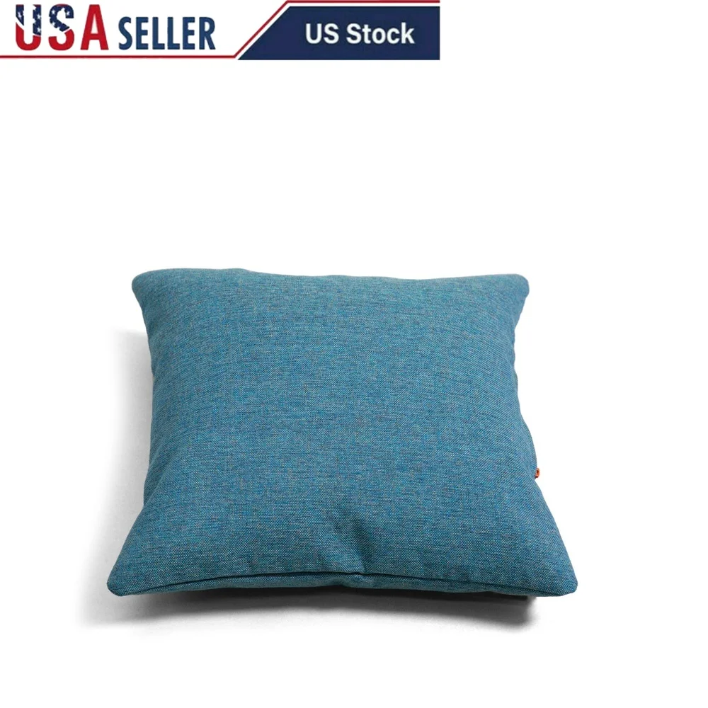 

Weatherproof Square Pillow Bean Bag Outdoor Decor Durable UV-Resistant Fabric Perfectly Filled Comfortable Double-Stitched with