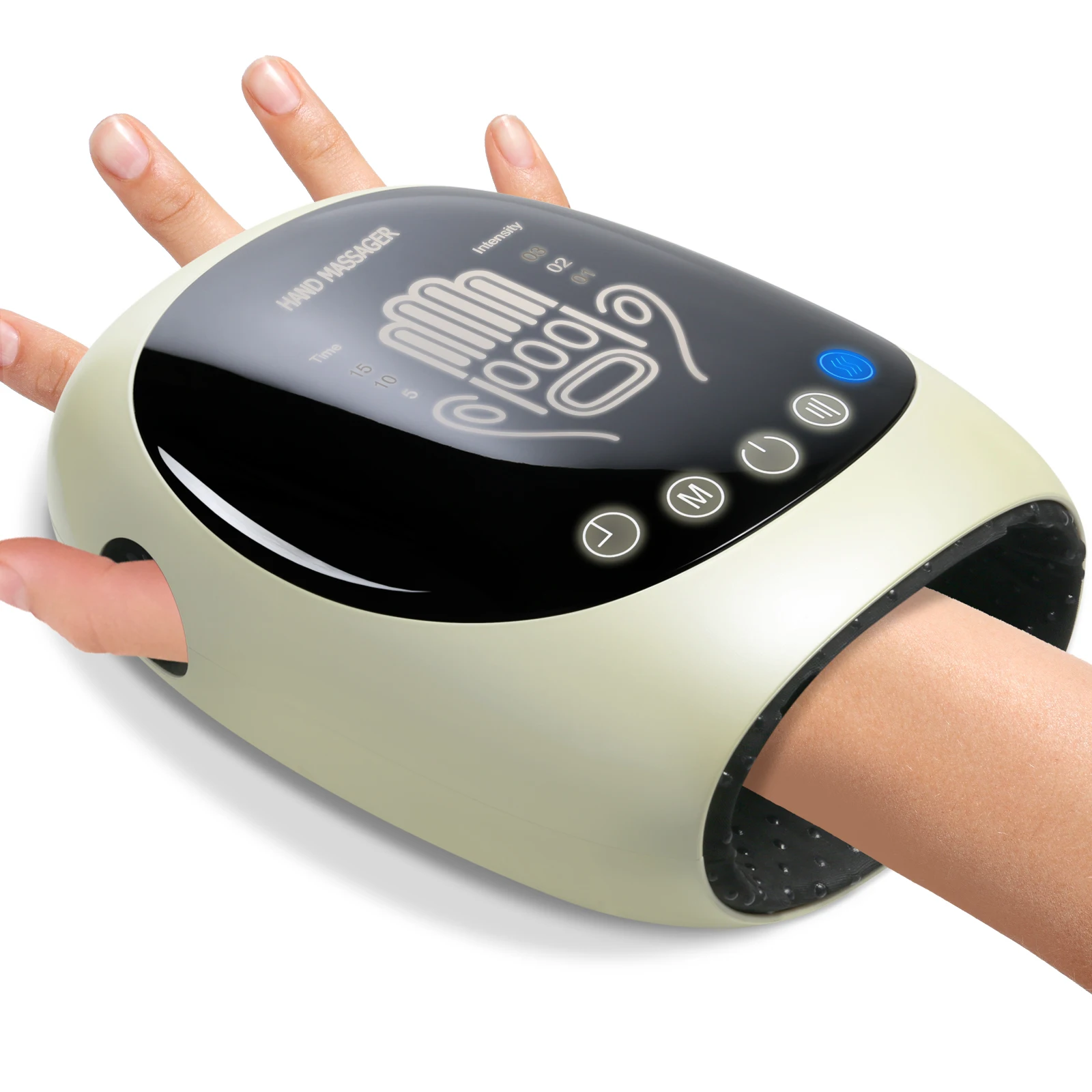

Best Sellers Electric Cordless Hand Massager Compression Air Pressure Point Therapy Heat Electric Warmer Warmer Hand Massager