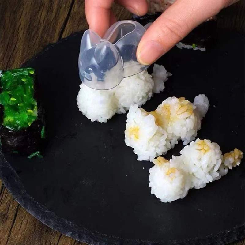 Meals Molds Kitchen Cooking Tool Polypropylene Texture Sushi Molds Rice Maker Sushi Making Tool for Making Sushi