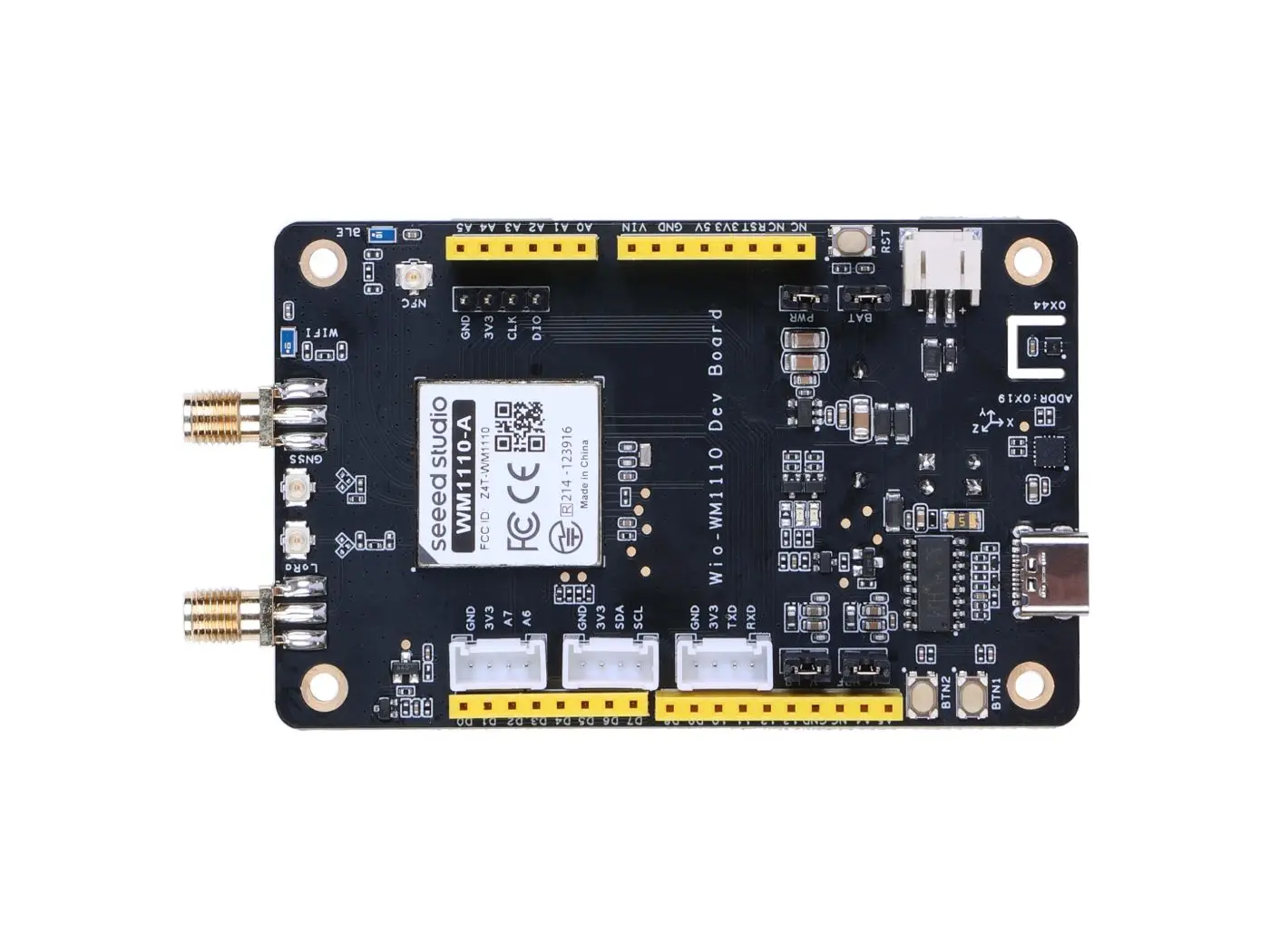 IoT Dev Kit, LoRa GNSS Wi-Fi NFC, Dual-core MCU with 2.4GHz Multi-protocol
