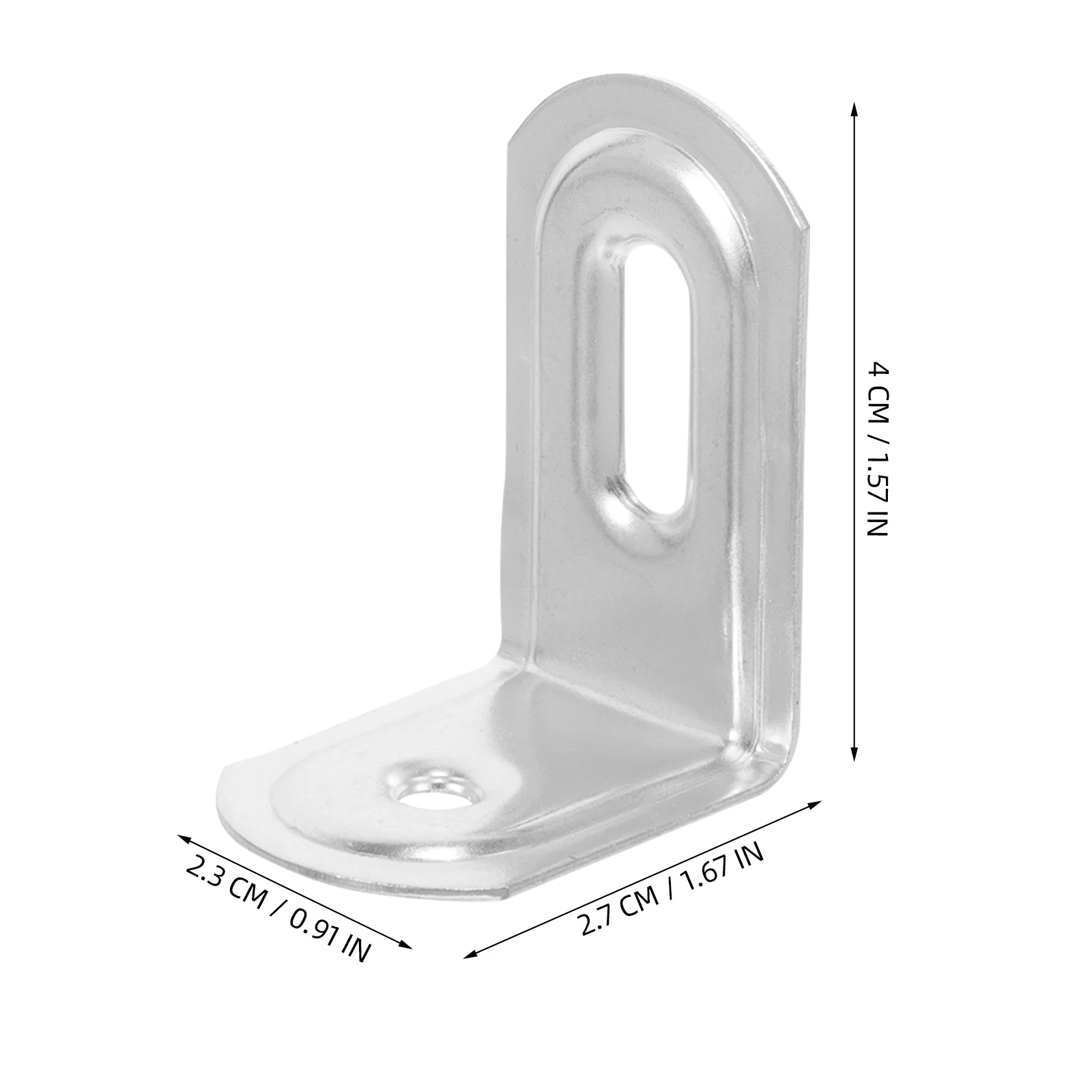 

10Pcs Metal Corner Shelf Brackets Right Angle Small L Brackets Internal Angle Bracket for Bookshelves Cabinets
