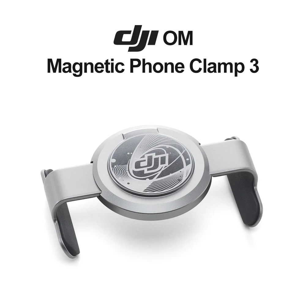 DJI OM 마그네틱 휴대폰 클램프 3, Osmo Mobile 6 SE OM 5 4 SE 액세서리, 오리지널 빠른 연결, 짐벌 휴대폰 액세스