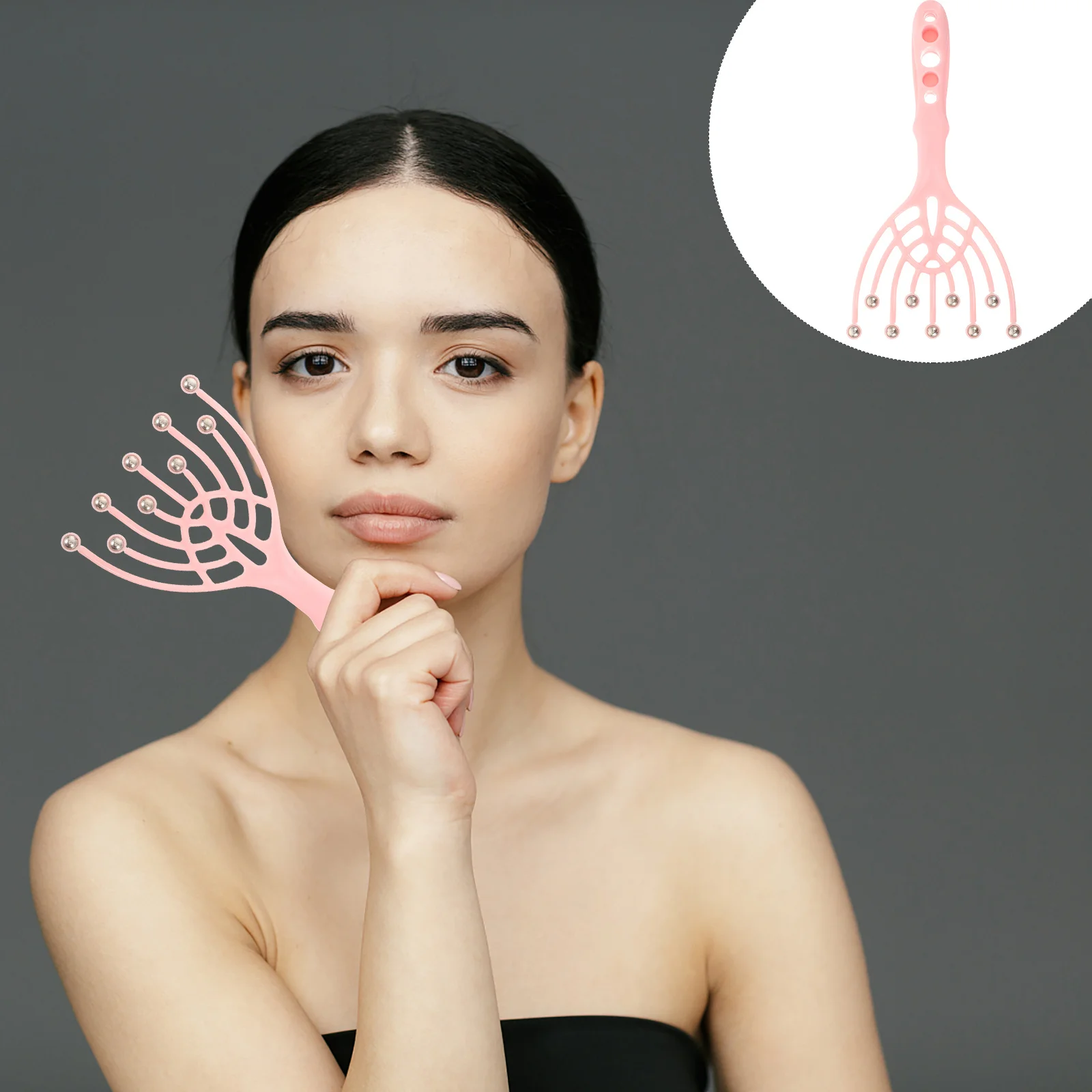 

Scalp Massager Tool Head Massaging Tools For Thick Long Hair Wet Or Dry Use Handheld Head Scratcher Scalp Stress Relief Massage