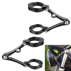 Moto Accessories Spotlight Holder CNC Fork Tube Mount Clamp 39mm-41mm Motorcycle Headlight Bracket Universal