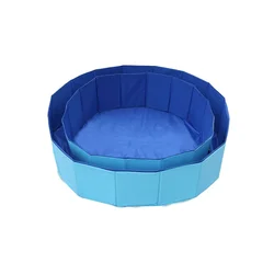 1 Pc Large/small Dog Mobile Folding Pool Piscina Swimming Pool Cat Sand Pool Cleaning Supplies Baseny Pvc Pet Bath Basin