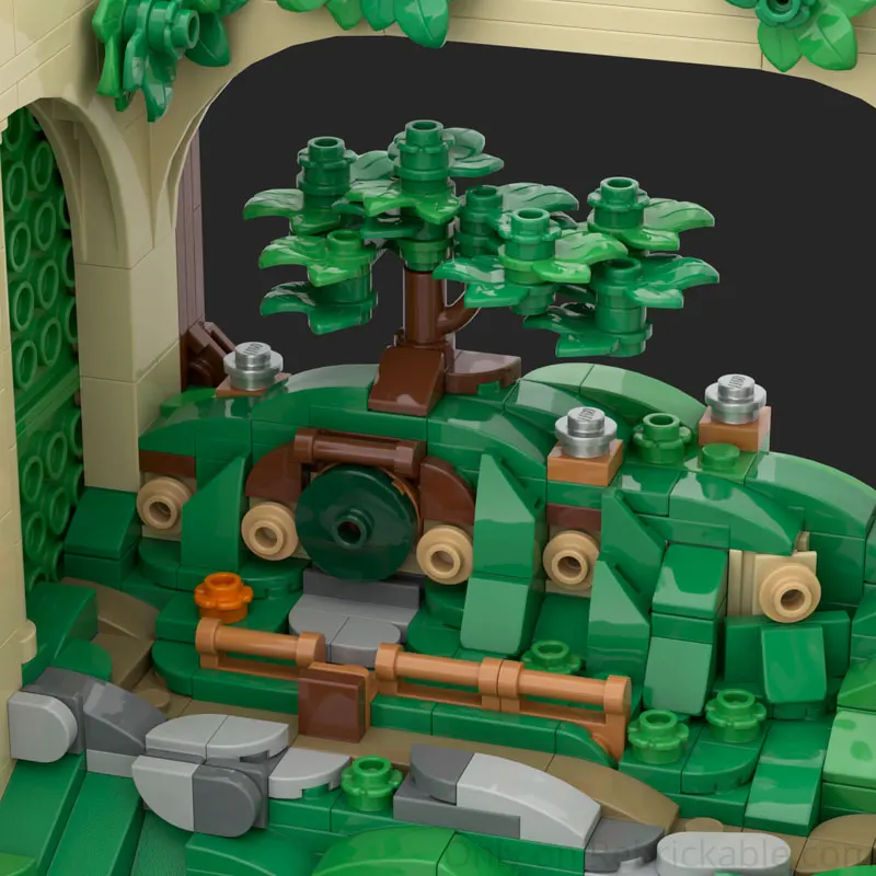 MOC العمارة سلسلة كتاب الزاوية بنة MOC نموذج ألعاب الطوب الجسيمات الإبداعية التعليمية هدايا عيد الميلاد