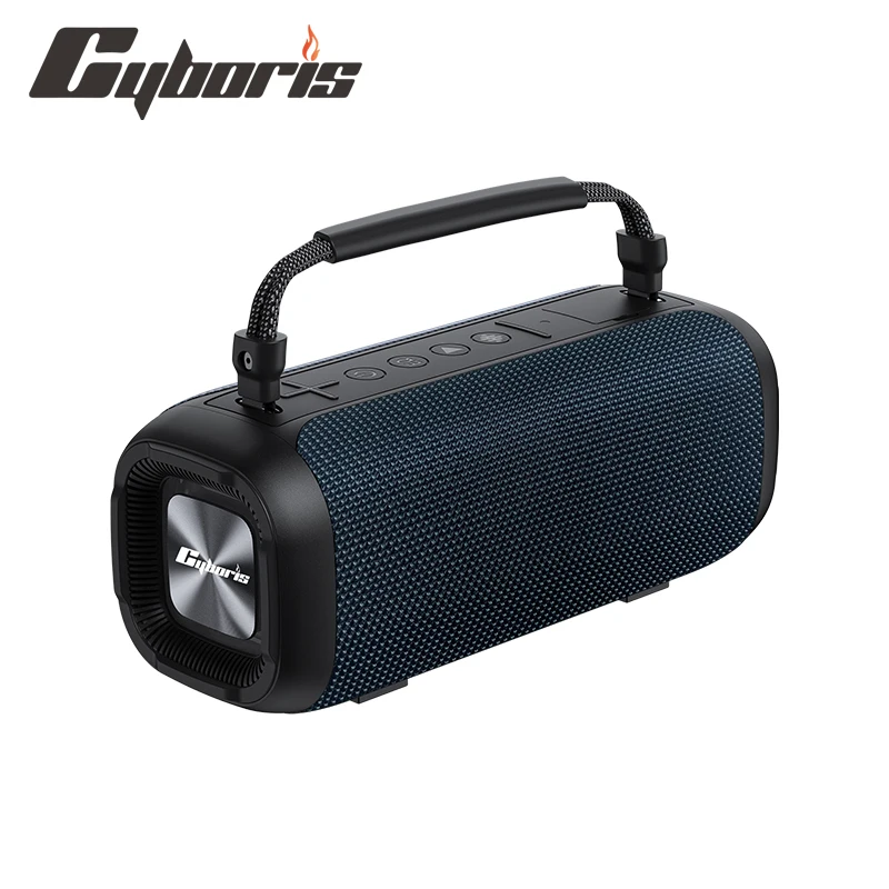 Cyboris T12A 80W Speaker Portable BT5.3 Speakers Subwoofer HIFI Sound Quality 8800mAh TWS Soundbox IPX7 for Outdoor,Travel,Home