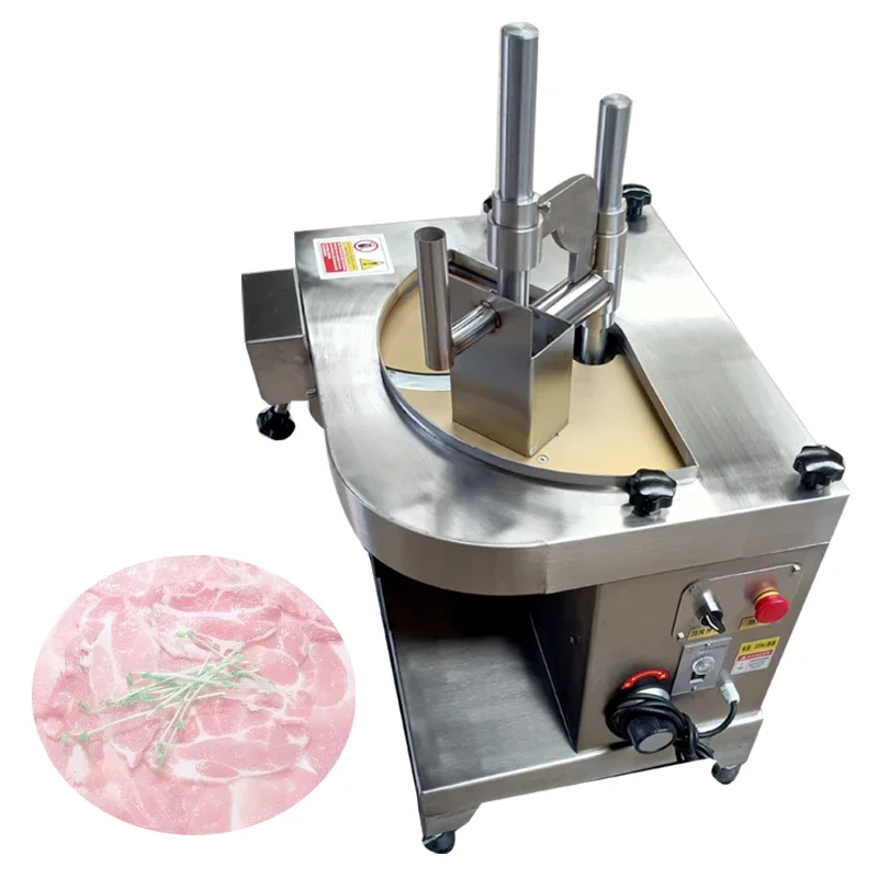 Rebanadora Automática de Carne Multifuncional Especial para Restaurantes de Hot Pot, para Lomo de Cordero, Tendón de Res y Carne Fresca