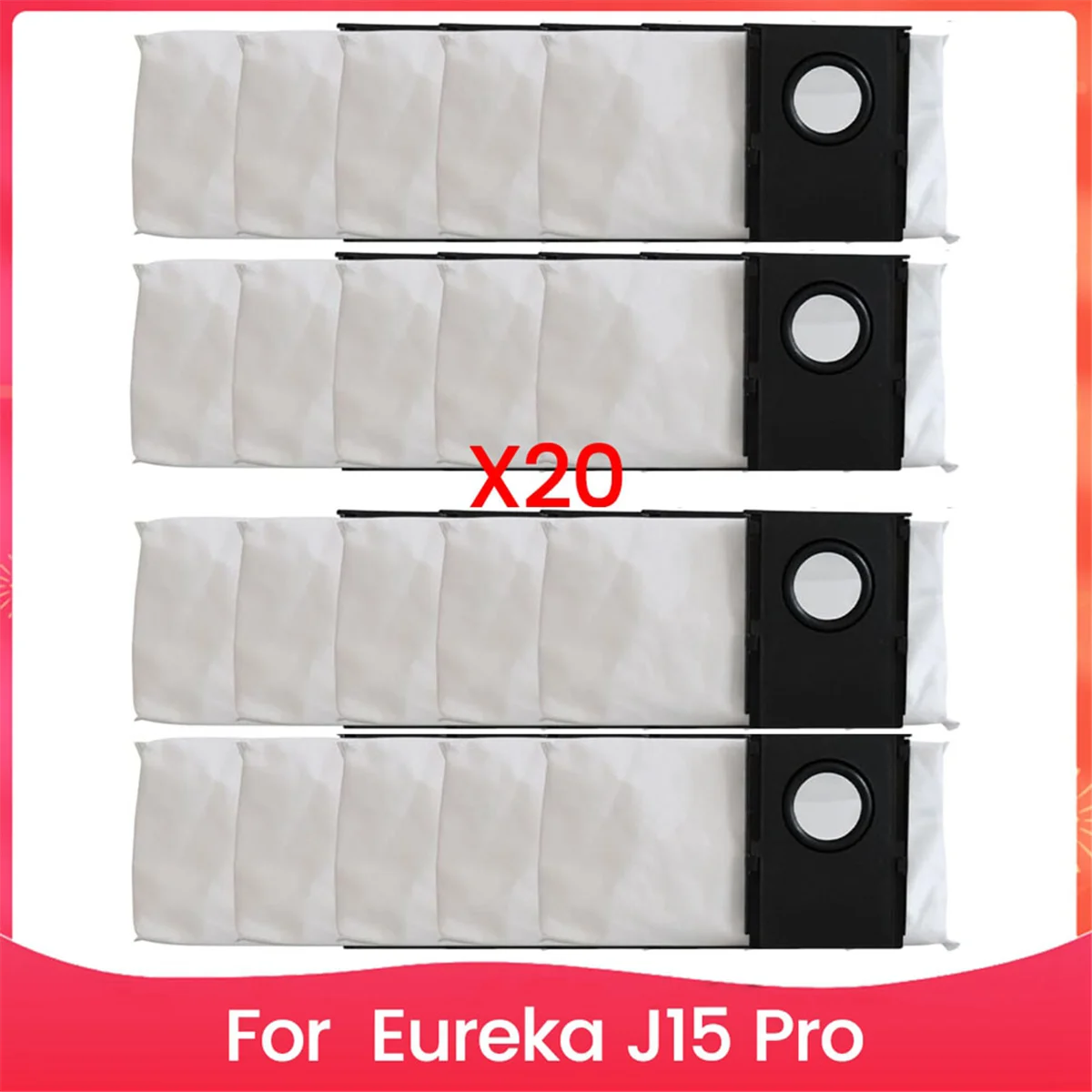 20pcs Dust Bags Replacement for Eureka J15 Pro for Ultra Floor Vacuum Cleaner, Large Capacity Replacement Bags