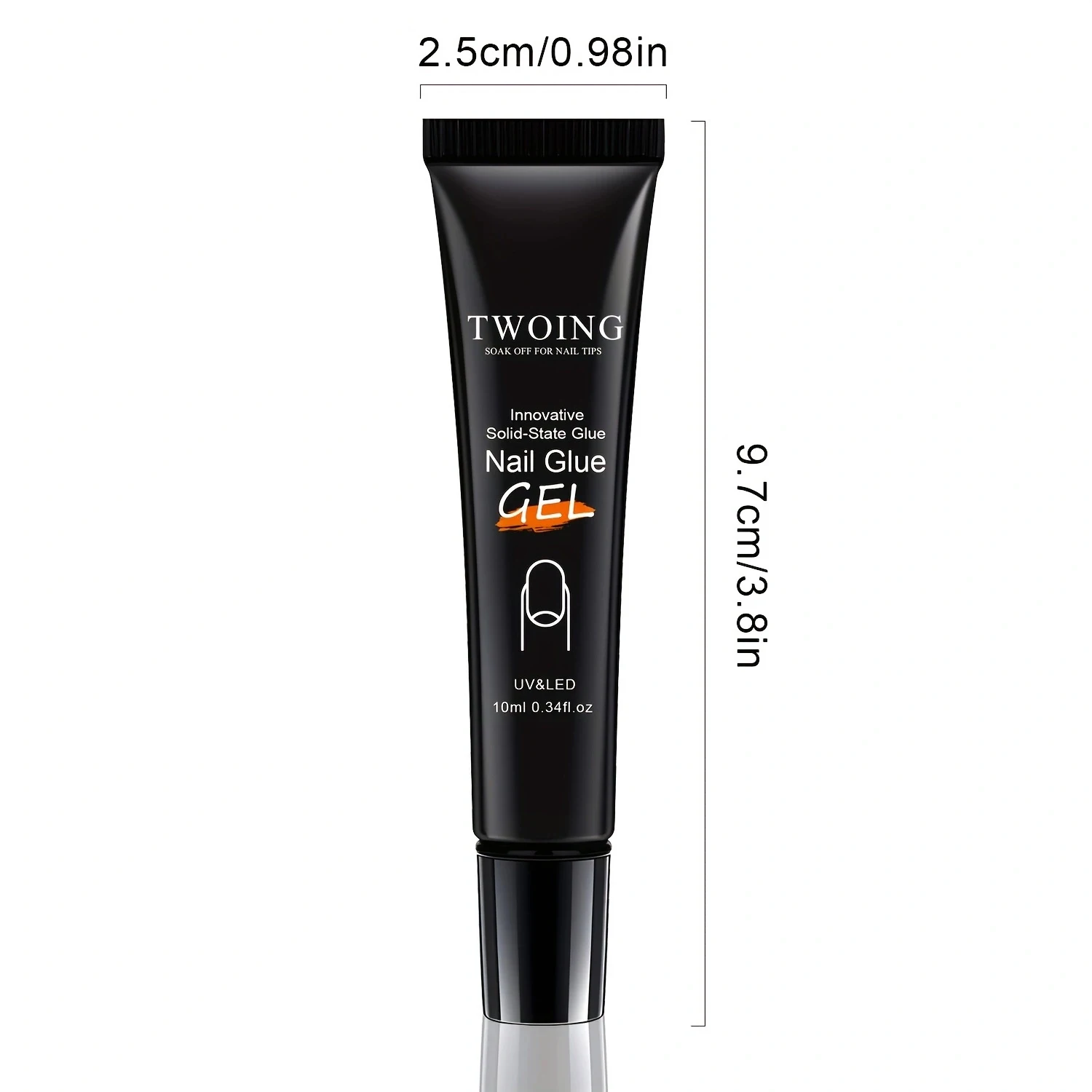 Solid Nail Glue Nail Tips Gel for Press On Nails,Super Strong Acrylic Nail Gel for Manicure Extension, Durable and long-lasting image 6