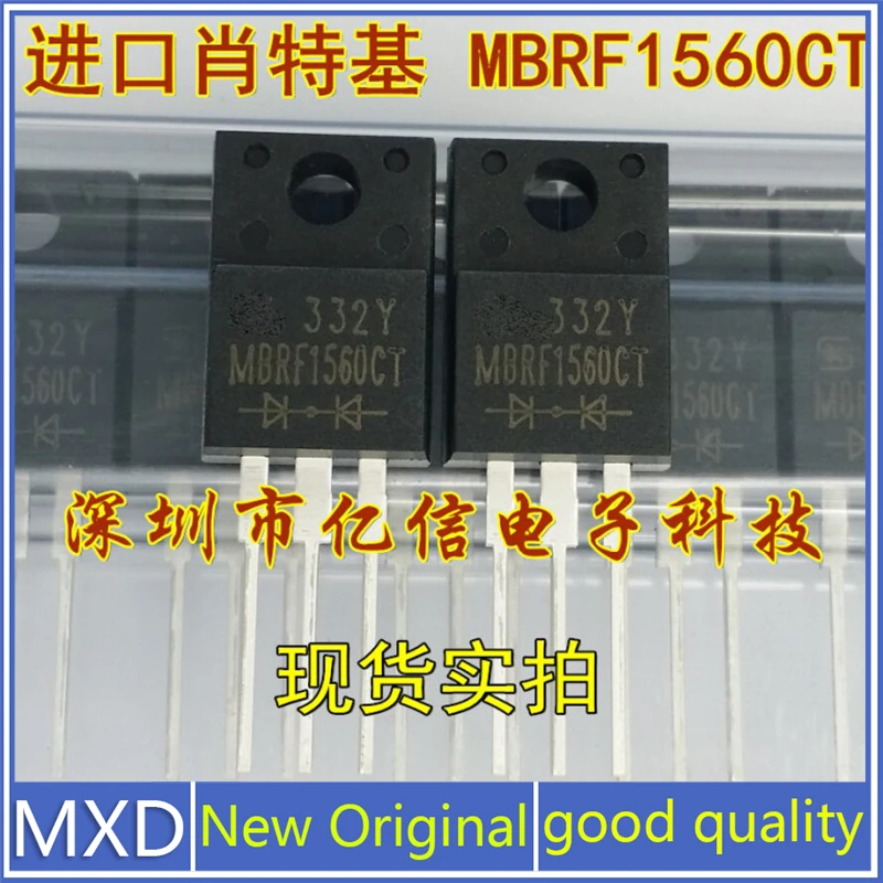 5Pcs/Lot New Original Schottky Diode MBRF1560CT 15A60V TSC Genuine In Stock Good Quality