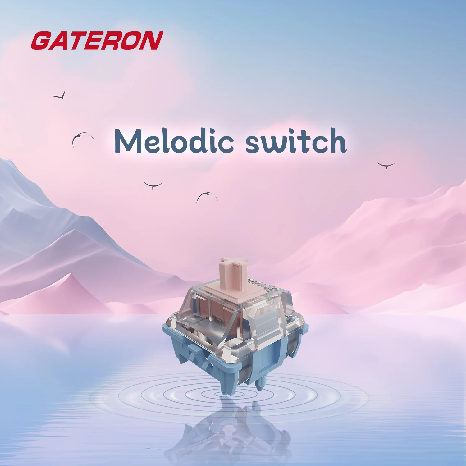 Gateron Melodic Clicky Switch Tactile similar to cherry mx blue