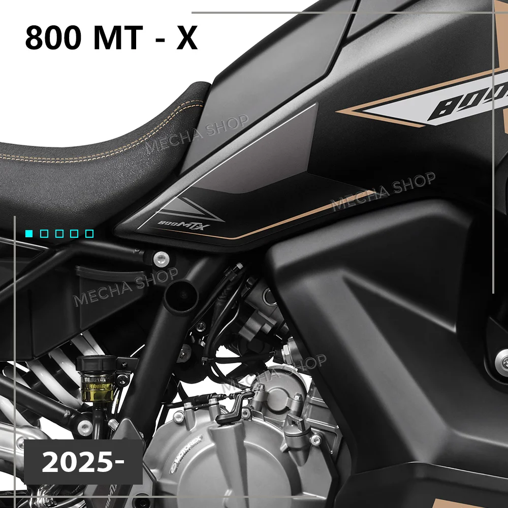 

Наклейка на переднюю часть для CFMoto 800 MT-X 2025, 800mtx 2026: Комплект 3D-наклеек для защиты мотоцикла