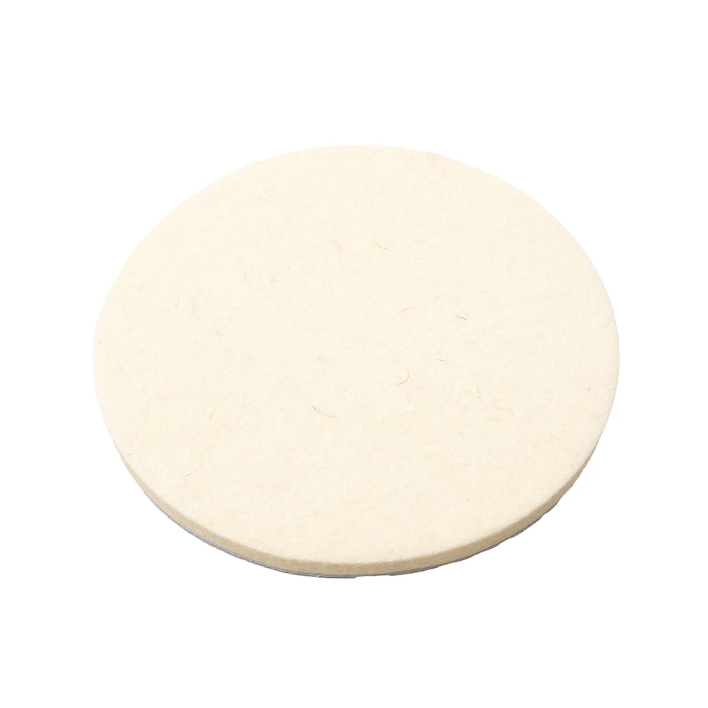 2Pcs Wool Felt Polishing Grinding Wheel Buffing Pad For Rotary Tool 3/4/5/6/7 Inch Glass Wood Marble Polishing Disc