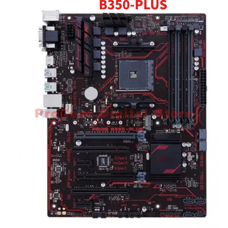 

Used for ASUS PRIME B350-PLUS AM4 ATX DDR4 Motherboard M.2 CrossFireX Support for AMD Ryzen 1st 2nd 3rd Gen CPU