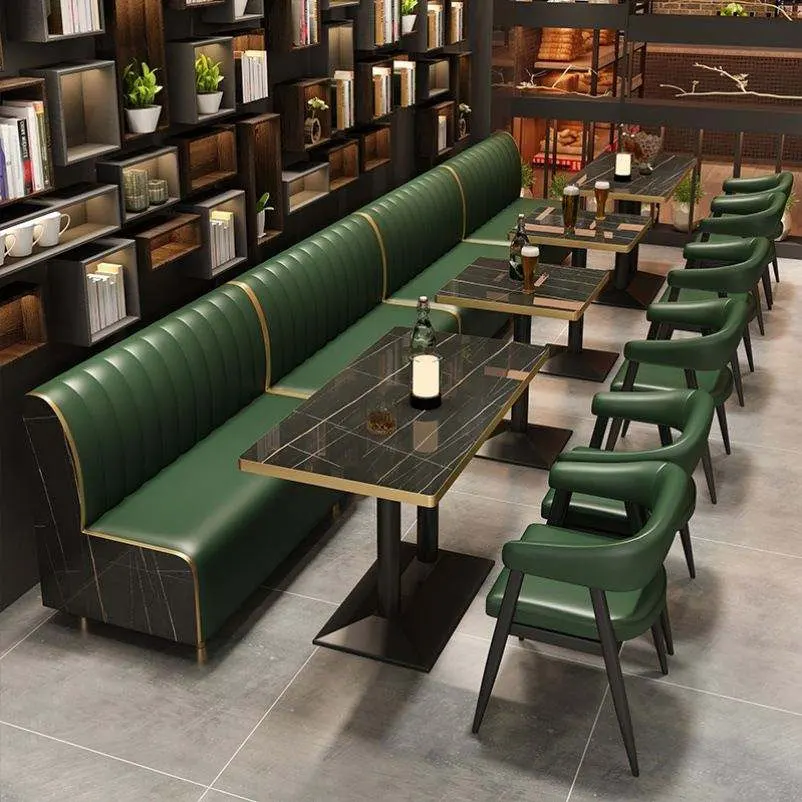 & Modern Design Leather Sofa for Outdoor Indoor Use Durable KTV Bar Hotel Restaurant Furniture for School Wood Panel Material