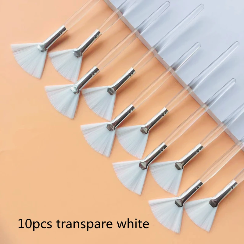 10/20/50 stuks Waaiervorm Foundation Make-up Kwasten Multifunctionele Gezichtsmasker Borstel Essentiële Olie Vrouwen Beauty Makeup Tools Borstel