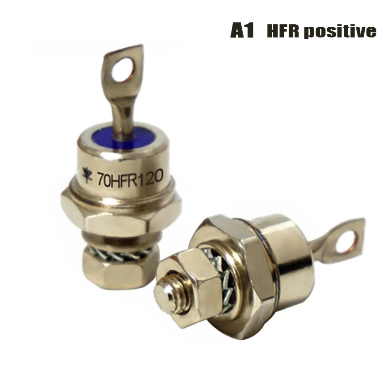 

HMA73-70HF120 Spiral Rectifier Diode 1200V 70A 70HFR120 Blocking Diode Chassis Stud Mounting Replacement for Battery