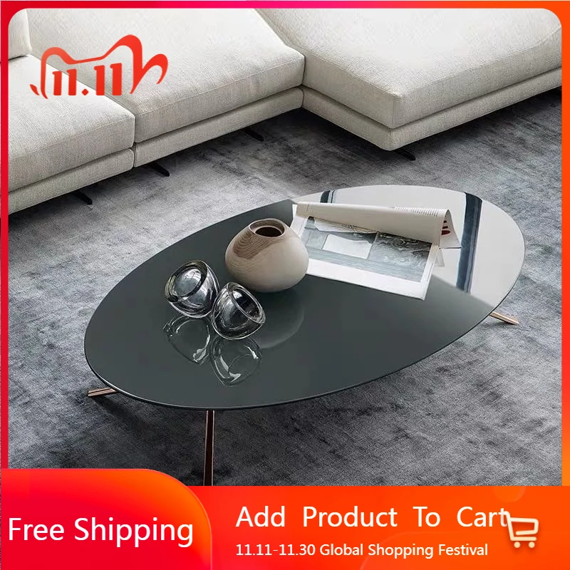 

Мраморный прозрачный журнальный столик, скандинавский стоячий письменный водонепроницаемый журнальный столик, сервисная мебель, постмодернистская мебель, мебель для салона