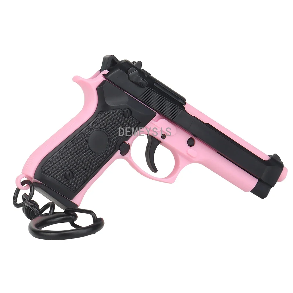 Mini tattica a forma di pistola portachiavi decorazioni staccabile G45 M92 1911 portachiavi portachiavi anello modello realistico tendenza giocattoli regalo